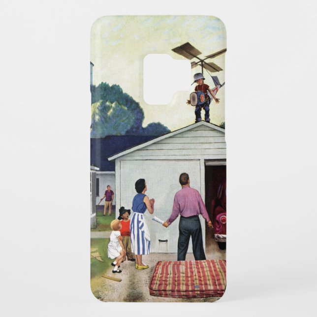 Coque Casemate Pour Samsung Galaxy Apprendre à voler (Dos)