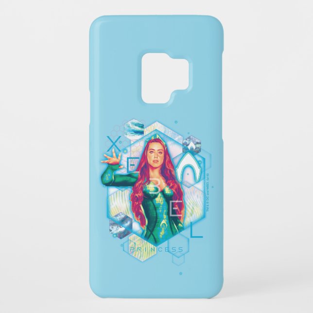 Coque Casemate Pour Samsung Galaxy Aquaman | Xebel Princess Mera Hexagonal (Dos)