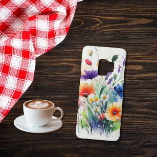 Coque Case-Mate Pour Samsung Galaxy S9 Aquarelle Florals Fleur sauvage Feminine tendance