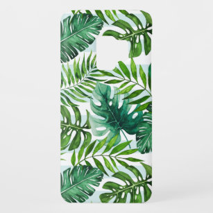 Coque Case-Mate Pour Samsung Galaxy S9 Aquarelle tropicale Feuilles botaniques verts