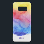 Coque Case-Mate Samsung Galaxy S8 Aquarelles colorées Forme 2<br><div class="desc">Moderne l élégant cool coloré aquarelle couleur  forme 2 avec monogramme en option.</div>