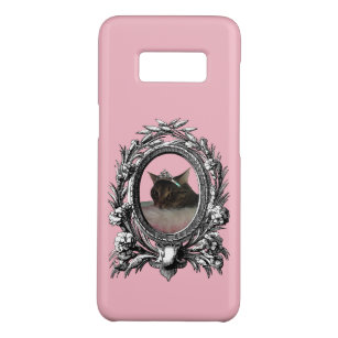 Coque Case-Mate Samsung Galaxy S8 Arrière - plan de princesse Cat Vintage Frame Pink