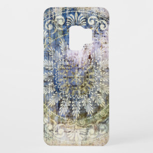 Coque Case-Mate Pour Samsung Galaxy S9 art grunge vintage texturé arrière - plan avec tra