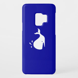 Coque Case-Mate Pour Samsung Galaxy S9 Baleine blanche sur bleu