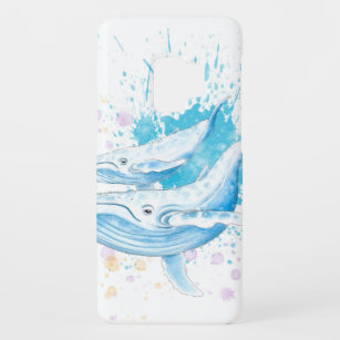 Coque Case-Mate Pour Samsung Galaxy S9 Baleines bleues Couleur