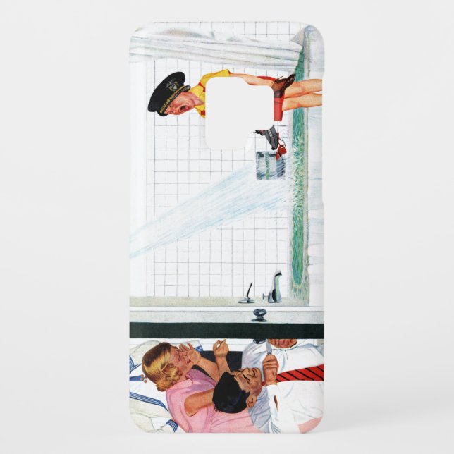 Coque Casemate Pour Samsung Galaxy Baquet de débordement (Dos)