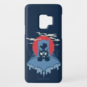 Coque Case-Mate Pour Samsung Galaxy S9 Batman Lune Rouge Avec Logo