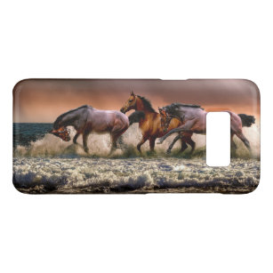 Coque Case-Mate Samsung Galaxy S8 Beaux chevaux fonctionnant sur les animaux de