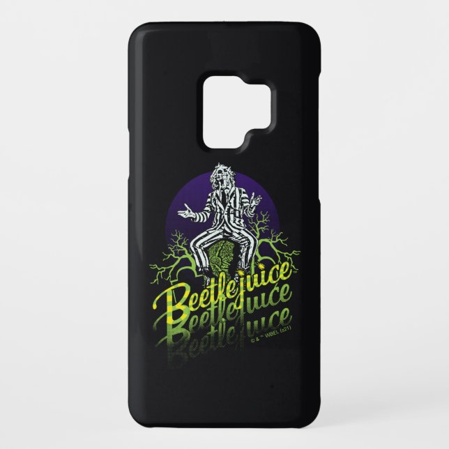 Coque Casemate Pour Samsung Galaxy Beetlejuice | Sitting on a Tombstone (Dos)