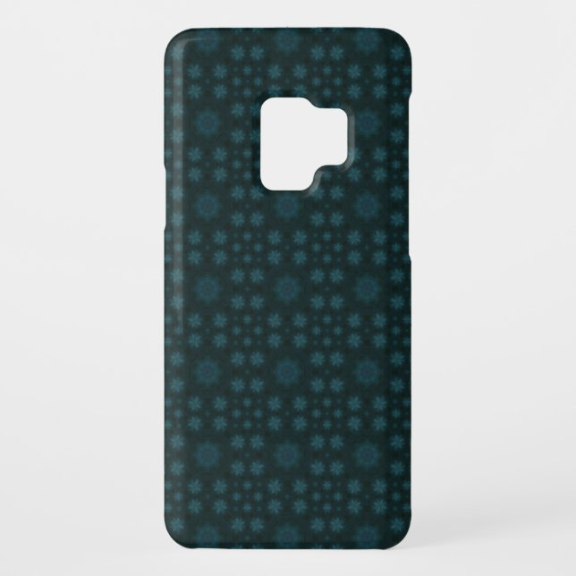 Coque Casemate Pour Samsung Galaxy Bois abstrait de bleu (Dos)