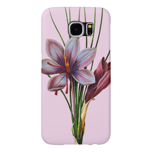 Coque Casemate Pour Samsung Galaxy Botanique : Safran (Dos)