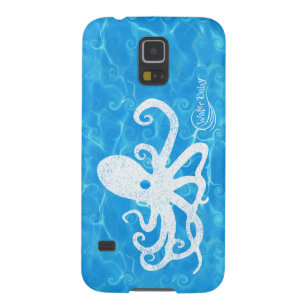 Coque Galaxy S5 Caisse de vague de poulpe de bébé de l'eau