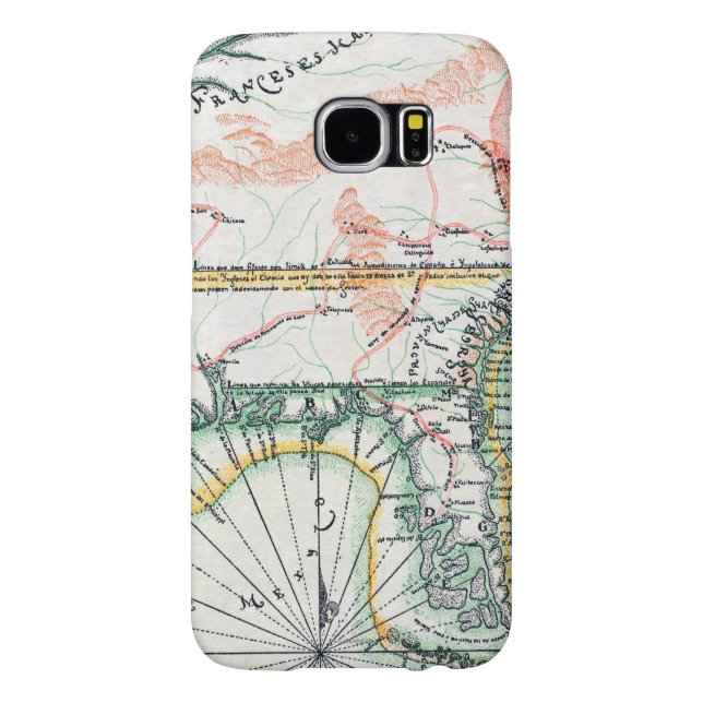Coque Casemate Pour Samsung Galaxy Carte : L'Amérique du Nord, 1742 (Dos)