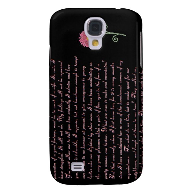 Coque Casemate Pour Samsung Galaxy Cas de citations de fierté et de préjudice (Dos)