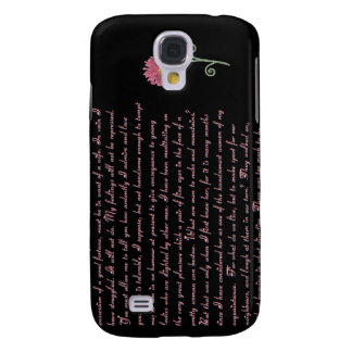 Coque Galaxy S4 Cas de citations de fierté et de préjudice