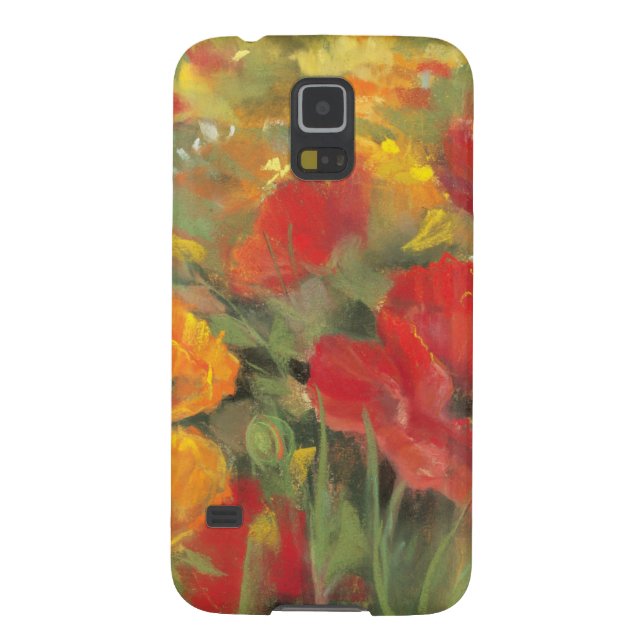 Coque Casemate Pour Samsung Galaxy Champ de pavot oriental (Dos)