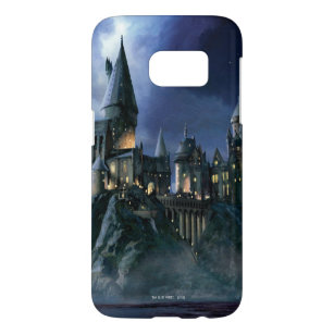 Coque Samsung Galaxy S7 Château Harry Potter   Hogwares à lune