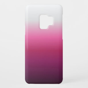 Coque Case-Mate Pour Samsung Galaxy S9 chic abstrait magenta burgundy maroon ombre