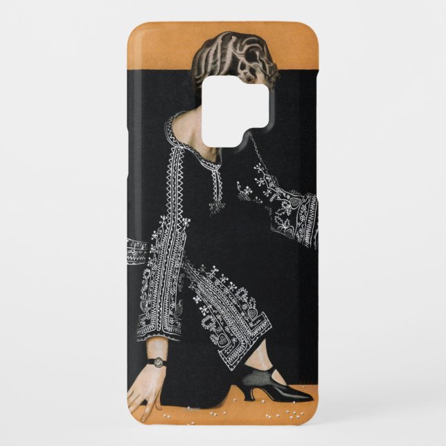 Coque Casemate Pour Samsung Galaxy Collier cassé de perle (Dos)