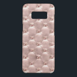 Coque Case-Mate Samsung Galaxy S8 Coussin piqué par coussin rose de Bling de bijou<br><div class="desc">Caisse ornée de bijoux de coussin de Bling d'or rose Girly. Ce moderne mignon rougit cas rose a un point de coussin et a un bon nombre de bijoux bling pour impressionner.</div>