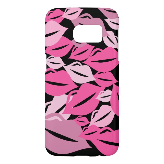 Coque Casemate Pour Samsung Galaxy Cute Rose Lièvres Baisers Motif moderne Téléphone (Dos)
