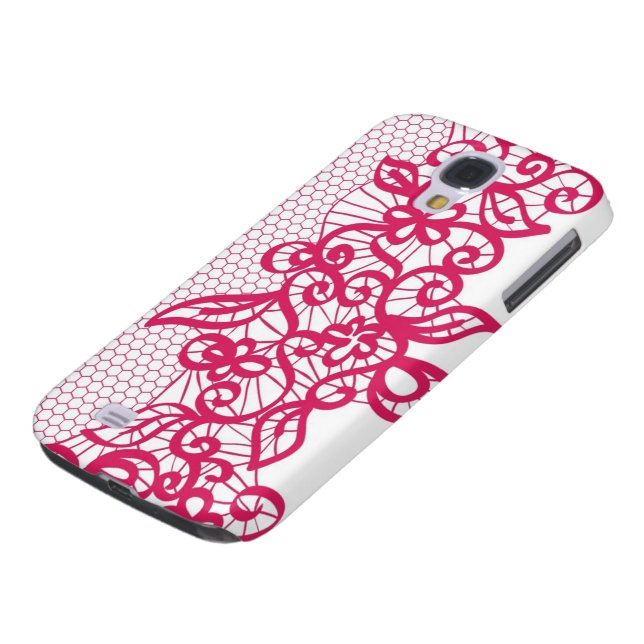 Coque Casemate Pour Samsung Galaxy Dentelle rouge (Bas)