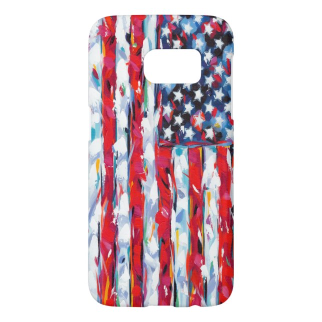 Coque Casemate Pour Samsung Galaxy Drapeau américain (Dos)