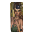 Elf dans le cas de galaxie de Samsung en bois