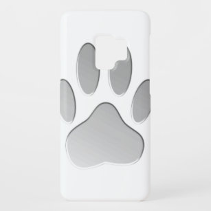 Coque Case-Mate Pour Samsung Galaxy S9 Empreinte de patte de chien à l'air métallique