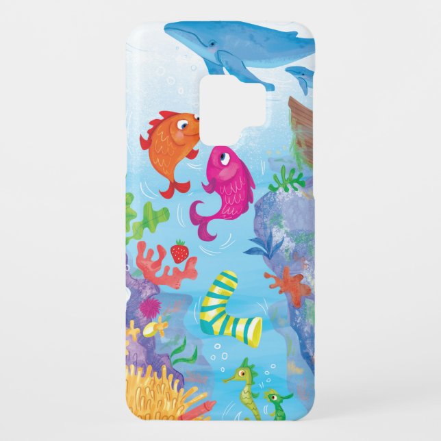 Coque Casemate Pour Samsung Galaxy En Bas Dans L'Océan (Dos)