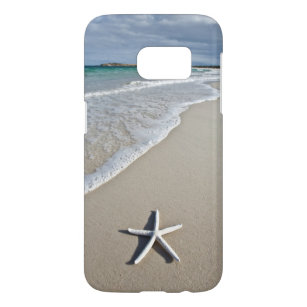 Coque Samsung Galaxy S7 Étoiles de mer sur une plage à distance