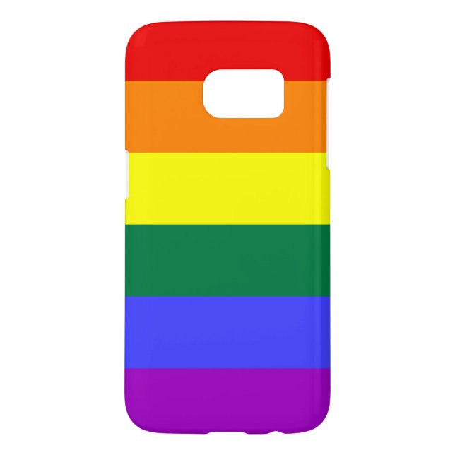 Coque Casemate Pour Samsung Galaxy Fierté arc-en-ciel (Dos)