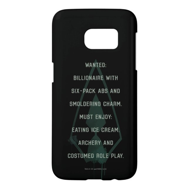 Coque Casemate Pour Samsung Galaxy Flèche | Green Arrow Parodie Recherché Post (Dos)