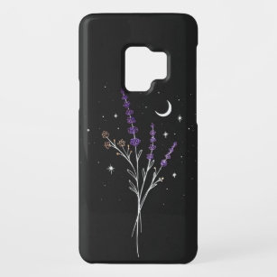 Coque Case-Mate Pour Samsung Galaxy S9 Floral et lune violet rustique   