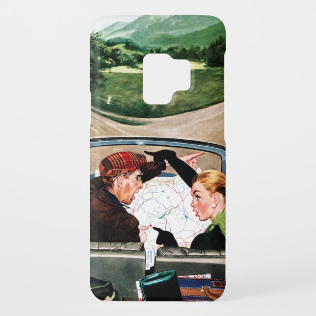 Coque Casemate Pour Samsung Galaxy Fourchette dans la route (Dos)