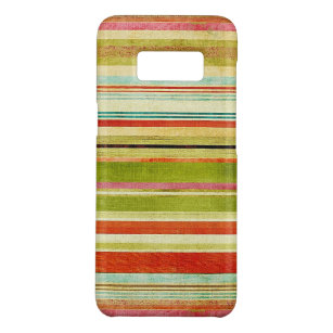 Coque Case-Mate Samsung Galaxy S8 Funky coloré Horizontal Grunge Stripes Motif