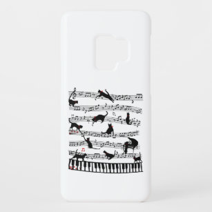 Coque Case-Mate Pour Samsung Galaxy S9 Funny Chat Music Note, Cadeau Pour Piano Player, M