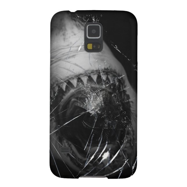Coque Casemate Pour Samsung Galaxy grande couverture d'attaque de requin blanc (Dos)