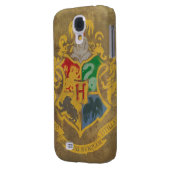 Coque Casemate Pour Samsung Galaxy Harry Potter | Cimier de Poudlard rustique (Dos gauche)