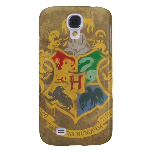Coque Casemate Pour Samsung Galaxy Harry Potter | Cimier de Poudlard rustique (Dos)