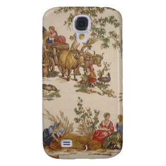 Coque Galaxy S4 iPhone français vintage 3G/3GS de cas de Toile de