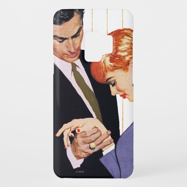 Coque Casemate Pour Samsung Galaxy Je t'aime, maman Girl (Dos)