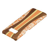 Coque Casemate Pour Samsung Galaxy Laniakea Hawaiian Faux Wood Surf- Orange (Bas)
