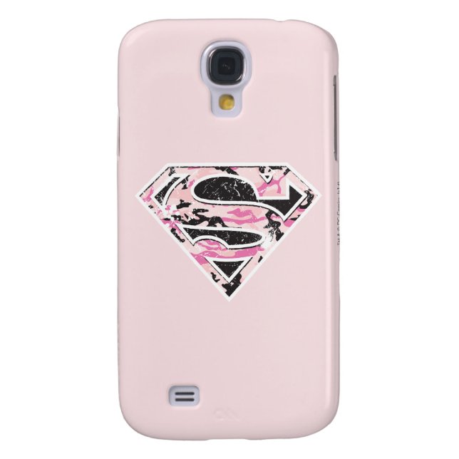 Coque Casemate Pour Samsung Galaxy Logo Camouflage Supergirl (Dos)