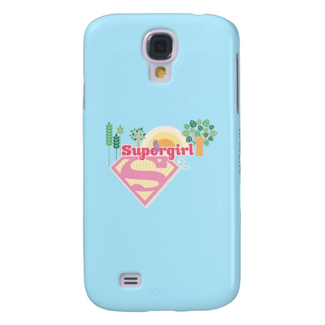 Coque Casemate Pour Samsung Galaxy Logo de Supergirl (Dos)