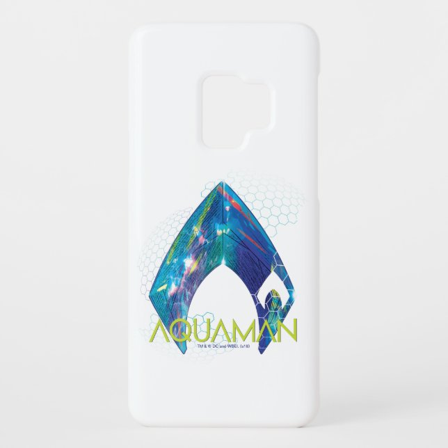Coque Casemate Pour Samsung Galaxy Logo réfracté par | d'Aquaman Aquaman (Dos)