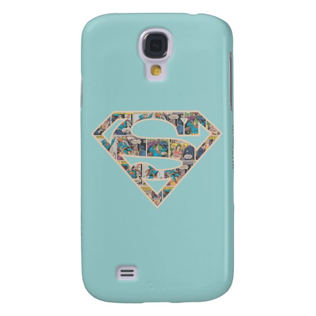 Coque Casemate Pour Samsung Galaxy Logo Supergirl Comic Strip (Dos)