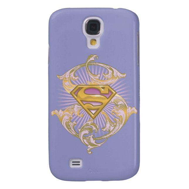 Coque Casemate Pour Samsung Galaxy Logo Supergirl Starbust (Dos)