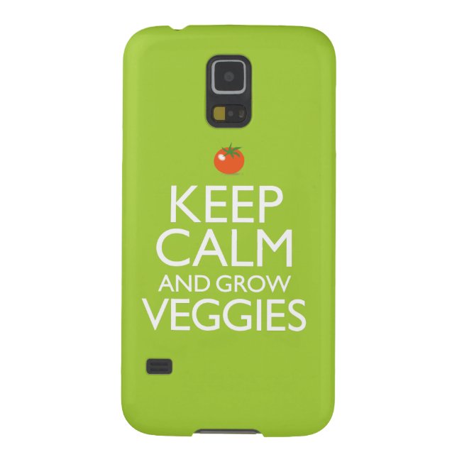 Coque Casemate Pour Samsung Galaxy Maintenez calme et cultivez le légume (Dos)