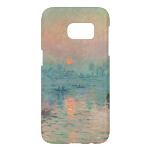 Coque Samsung Galaxy S7 Monet Sunset Seine Beaux-Art Impressionnisme